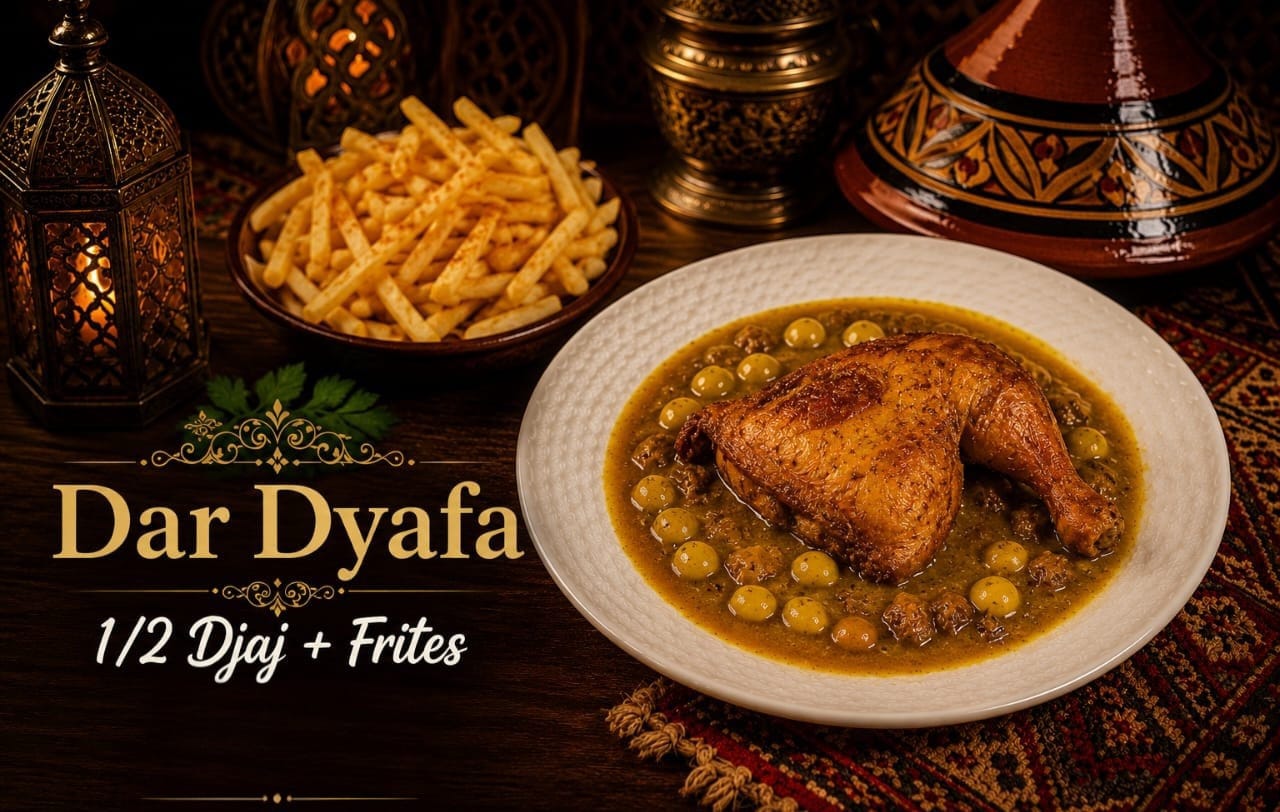 Djaj moyen avec frites